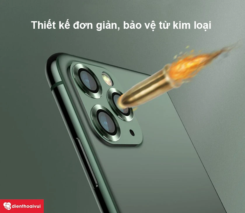 Miếng dán camera chống va đập S-Case iPhone 11