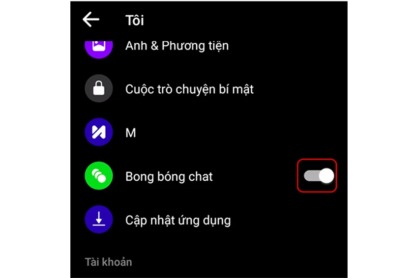 danh s&aacute;ch chức năng