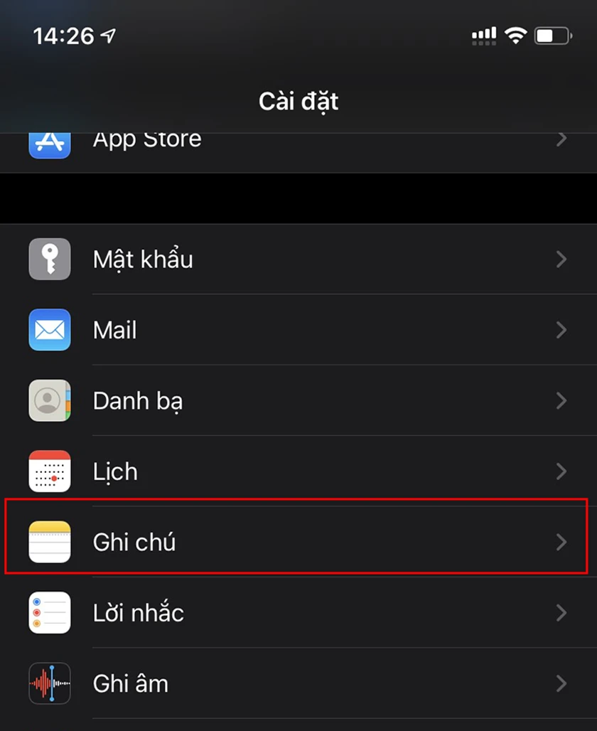 Thay đổi màu nền cho toàn bộ các ghi chú