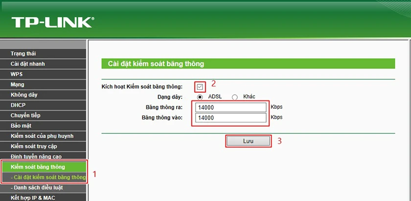 C&aacute;ch giới hạn băng th&ocirc;ng wifi Viettel, VNPT, FPT