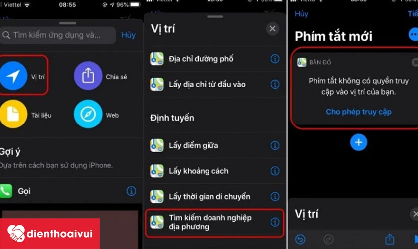 Kh&aacute;i niệm ph&iacute;m tắt tr&ecirc;n iPhone 