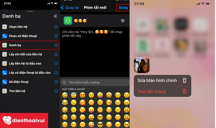 Sử dụng ứng dụng Shortcuts