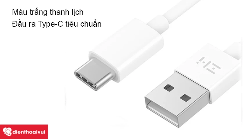 C&aacute;p sạc Type-C Xiaomi ZMI AL701