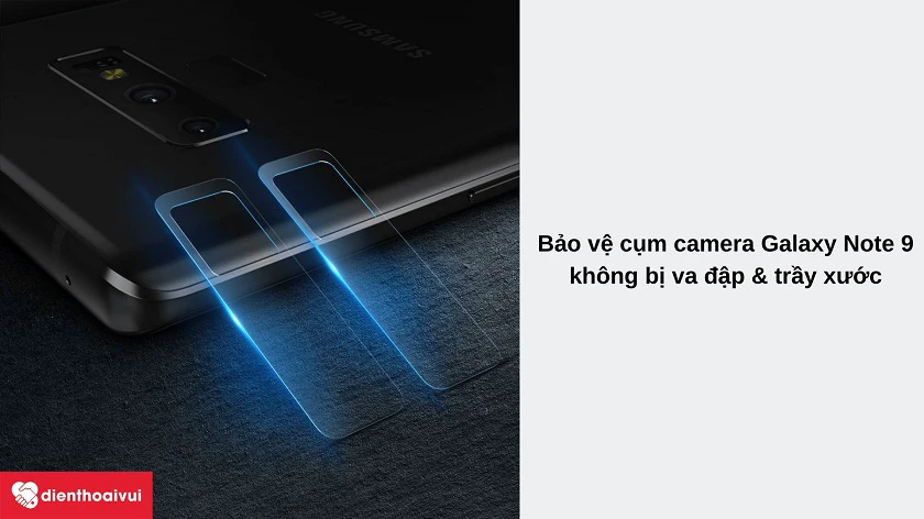 Dán camera ch&ocirc;́ng va đ&acirc;̣p full ESR cho Samsung Galaxy Note 9