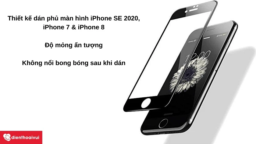 Dán ch&ocirc;́ng va đ&acirc;̣p iPhone 7 / 8 / SE 2020