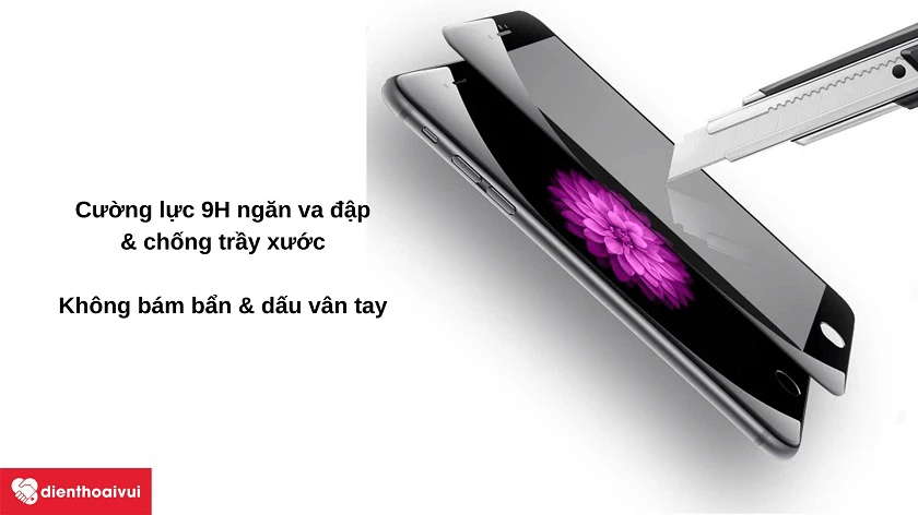 Dán ch&ocirc;́ng va đ&acirc;̣p iPhone SE 2020/7/8