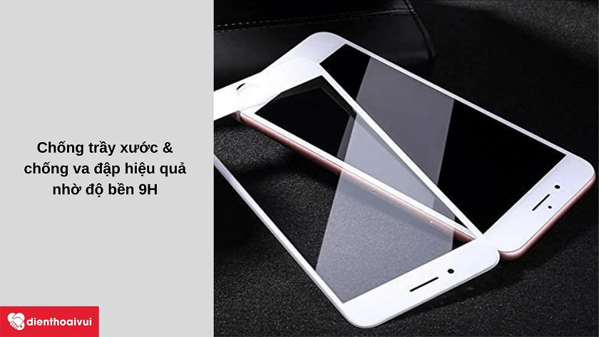 Dán cường lực iPhone SE 2020/7/8 full m&agrave;n h&igrave;nh