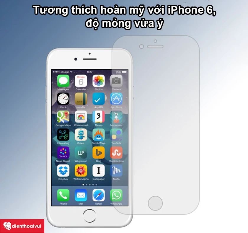 d&aacute;n m&agrave;n h&igrave;nh iPhone 6/ 6S
