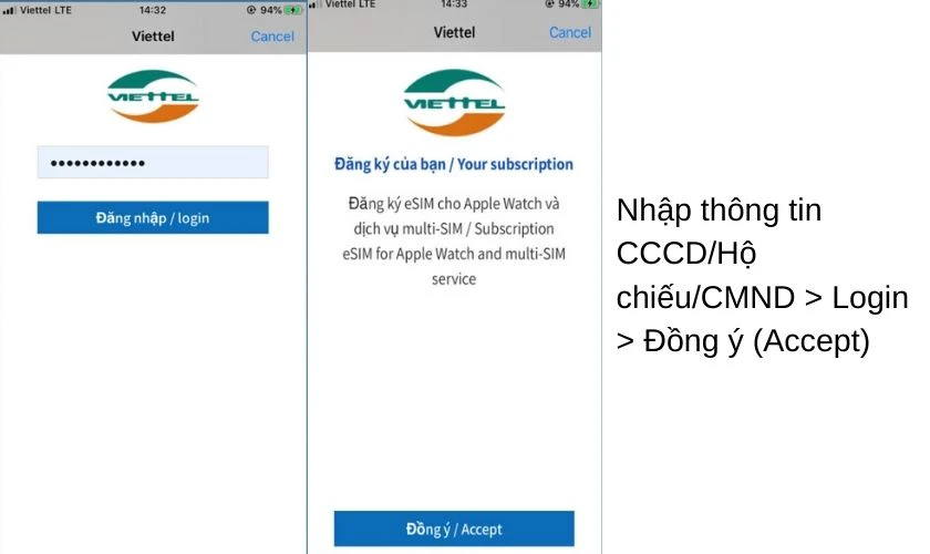 chọn Đồng ý (Accept)