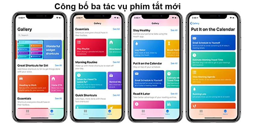 C&ocirc;ng bố ba t&aacute;c vụ ph&iacute;m tắt mới