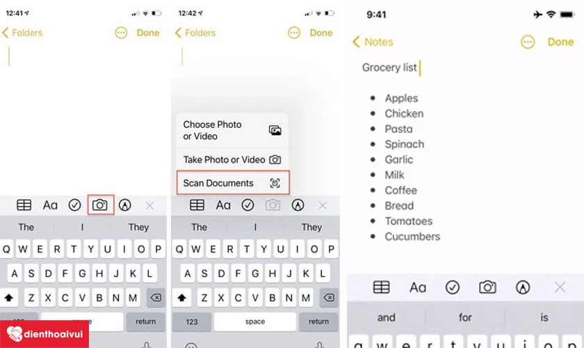 Những điểm mới tại ứng dụng ghi ch&uacute; tr&ecirc;n iPhone iOS 14