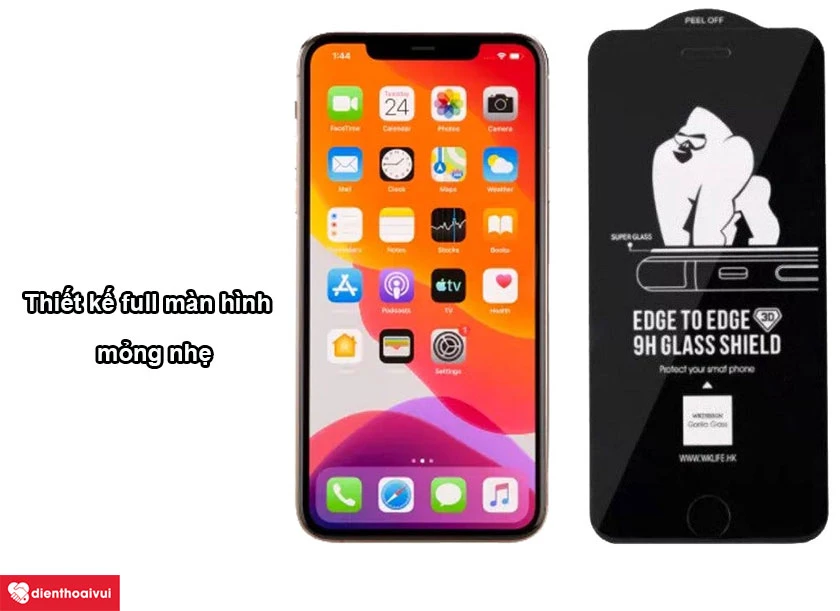 Miếng d&aacute;n chống va đập Kingkong iPhone 11 Pro chống nh&igrave;n trộm