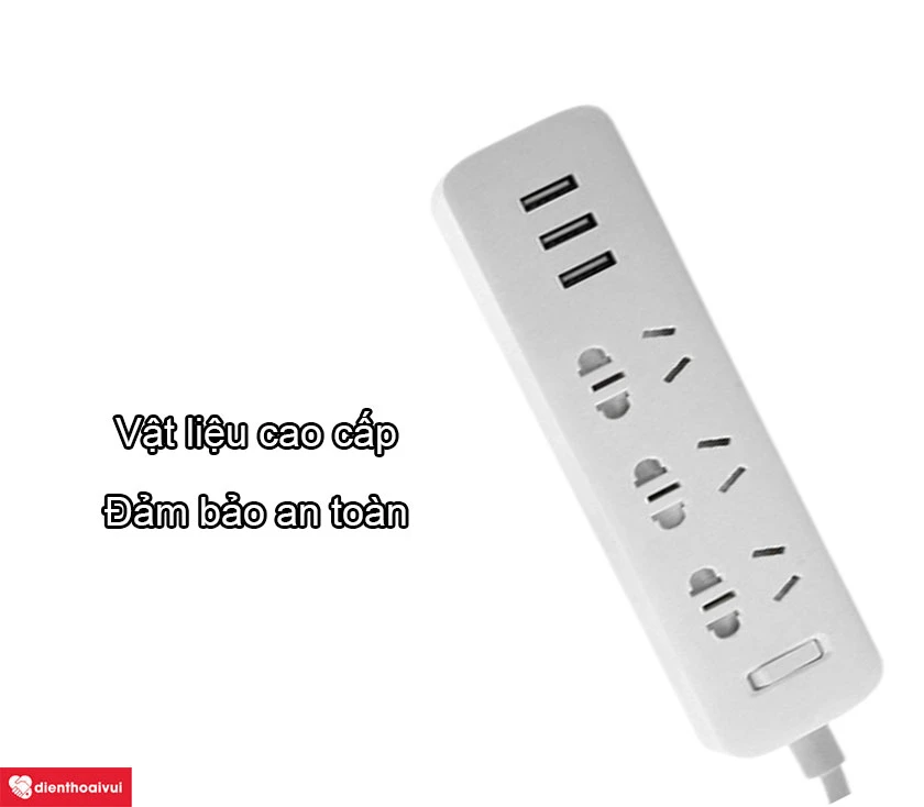 Ổ cắm điện Pisen PSCXB-01U 3 cổng AC - 3 cổng USB