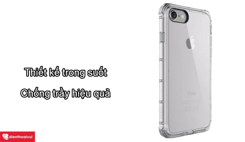 Bộc lộ vẻ đẹp của iPhone với vỏ máy trong suốt, chống trầy hiệu quả