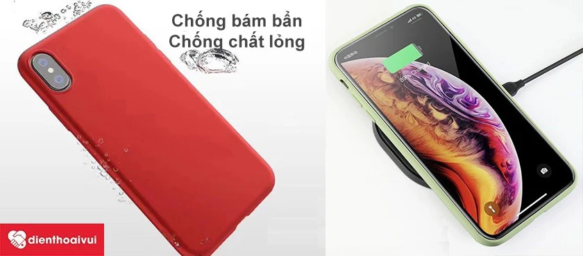 Ốp lưng KST Silicon chống bẩn cho iPhone X/XS