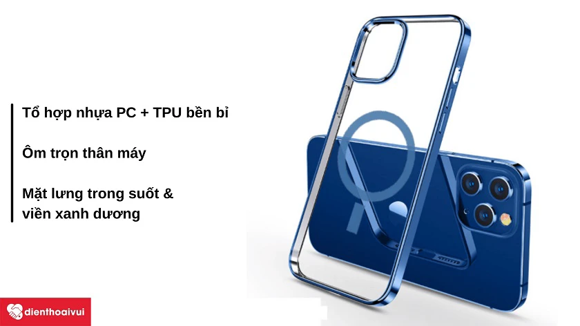 Tổ hợp nhựa cứng PC + TPU làm nên chiếc ốp bền bỉ