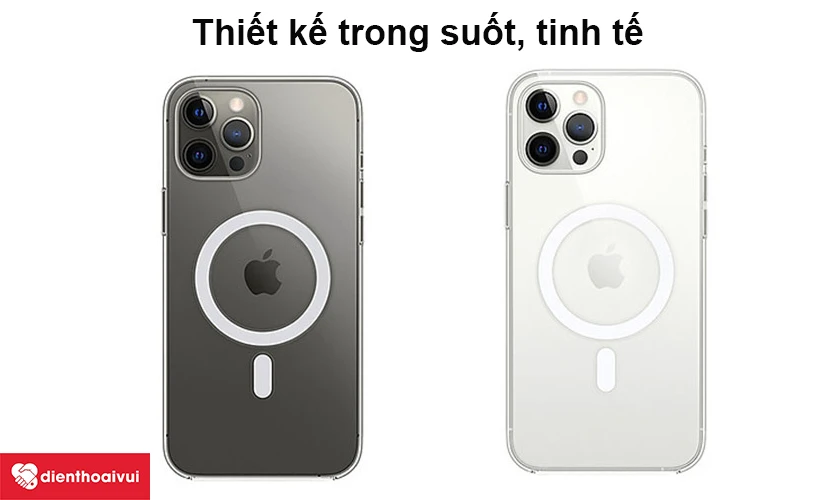 Ốp lưng Magsafe iPhone 12/12 Pro trong