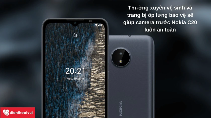 thay camera trước Nokia C20