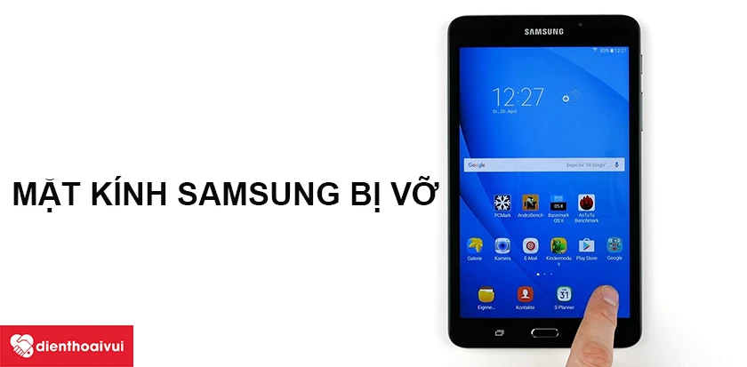 Sửa lỗi m&agrave;n h&igrave;nh điện thoại Galaxy Tab A7 2016 bị loạn