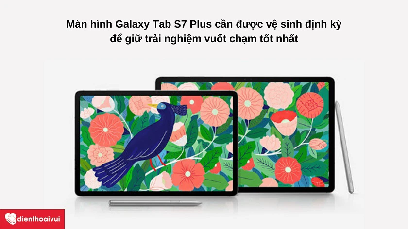 Dịch vụ thay ép kính Samsung Galaxy Tab S7 Plus 