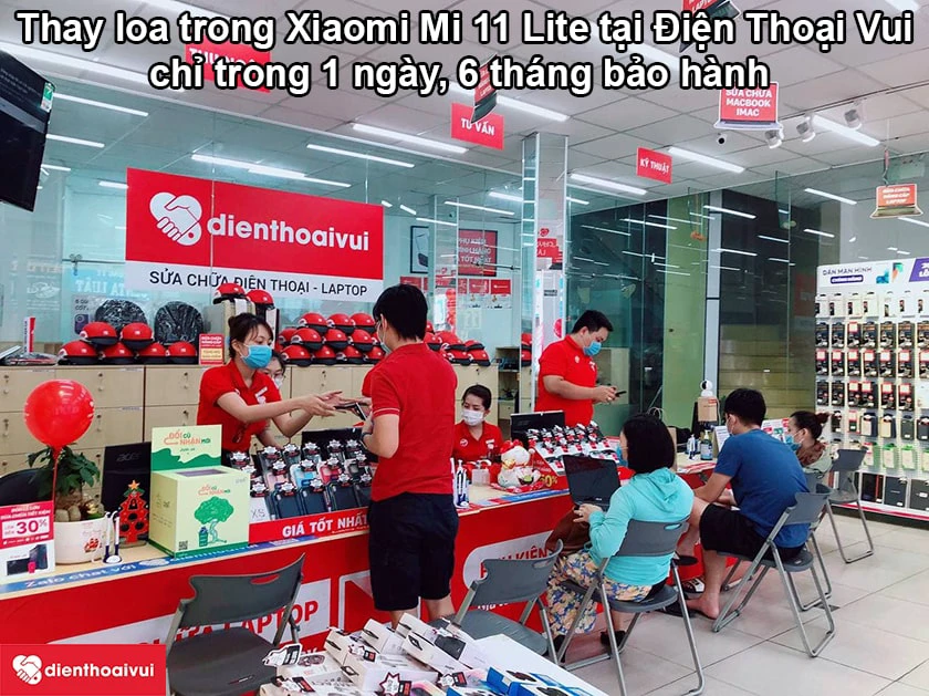 Thay loa trong Xiaomi Mi 11 Lite 