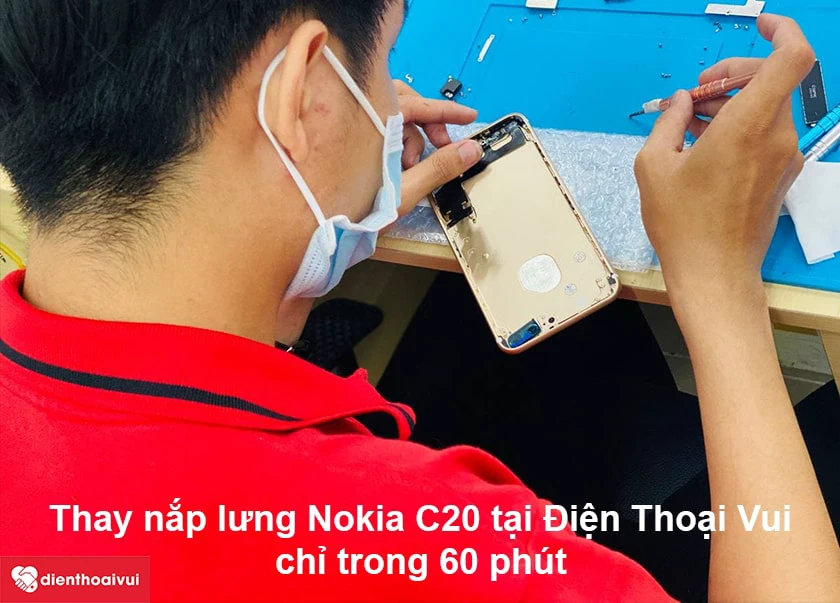 Thay nắp lưng Nokia C20