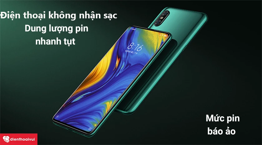 Một số dấu hiệu khi pin của Xiaomi Mi Mix 3 đã bị hỏng