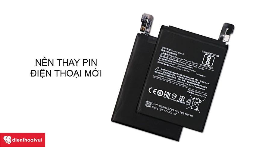 Khi điện thoại chai pin cần làm gì?