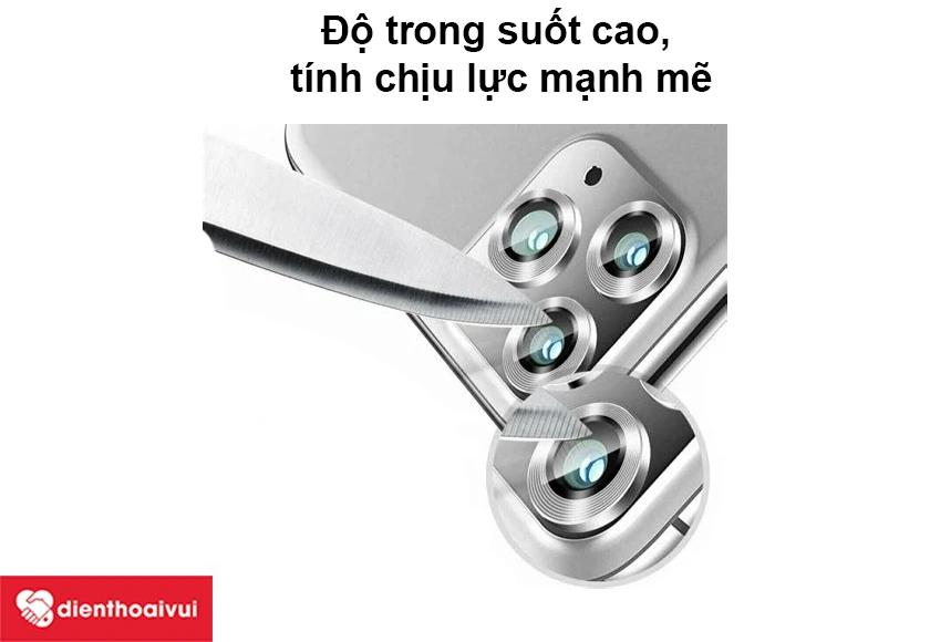 miếng dán camera chống va đập S-Case iPhone 12 Pro Max