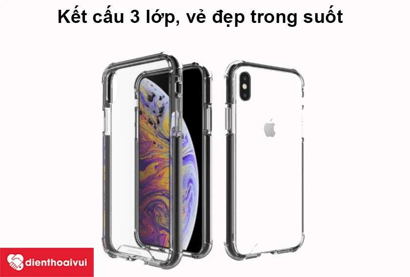 Ốp lưng chống sốc Jinya iPhone XS Max