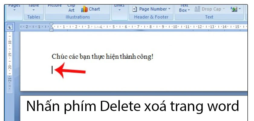 c&aacute;ch x&oacute;a trang trong word (c&aacute;ch trực tiếp)