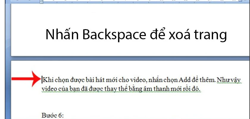 c&aacute;ch x&oacute;a trang trong word (c&aacute;ch trực tiếp)