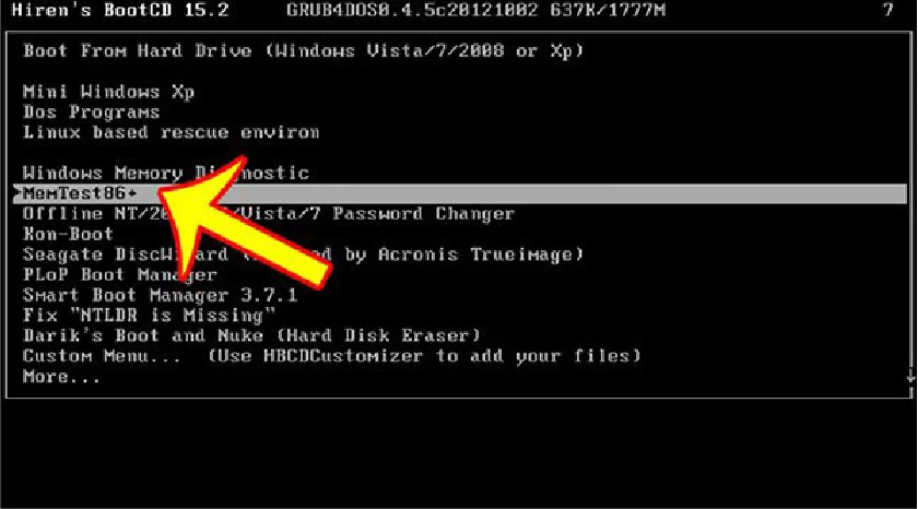 Kiểm tra RAM laptop bị lỗi bằng phần mềm MEMTEST86