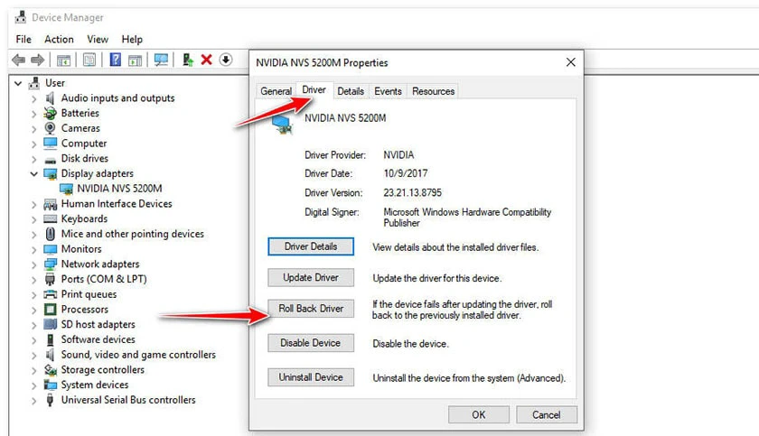 Sửa lỗi driver win 10