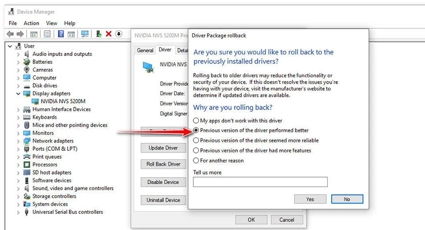 Sửa lỗi driver win 10