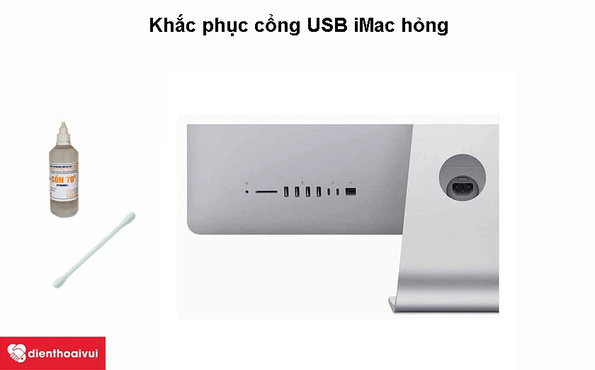 Thay cổng USB iMac 21.5 inch Late 2012 A1418 EMC 2544