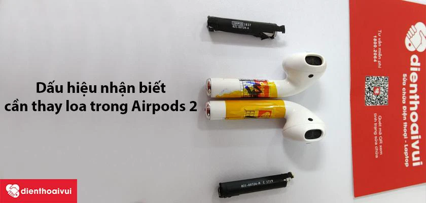 Thay loa trong tai nghe AirPods 2 