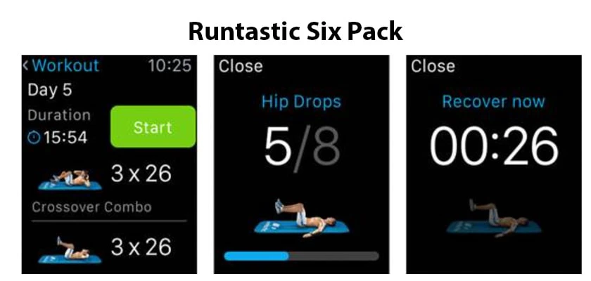 Runtastic Six Pack -ứng dụng, app hay cho apple watch 3,5