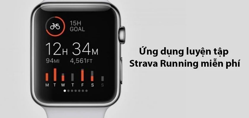 ứng dụng, app hay cho apple watch 3,5 - Strava Running miễn ph&iacute;
