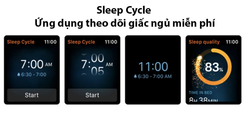 Sleep Cycle - app theo d&otilde;i giấc ngủ tr&ecirc;n Apple Watch