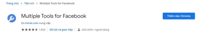 cách unfriend facebook hàng loạt bằng tiện ích Multiple Tools for Facebook