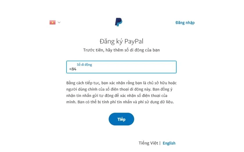 C&aacute;ch tạo t&agrave;i khoản Paypal