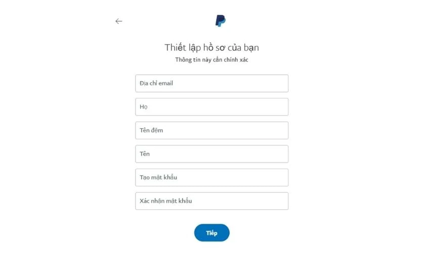 C&aacute;ch đăng k&yacute; t&agrave;i khoản Paypal
