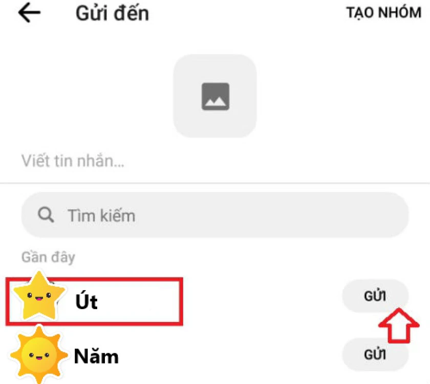 C&aacute;ch gửi file tr&ecirc;n điện thoại