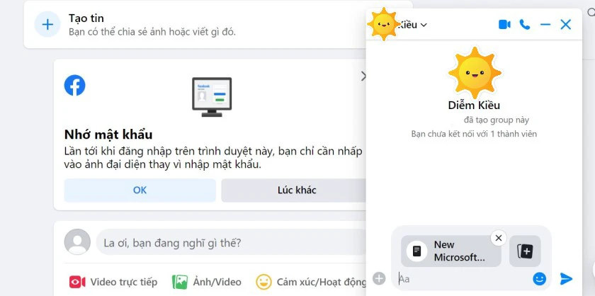 Chọn tập tin rồi gửi