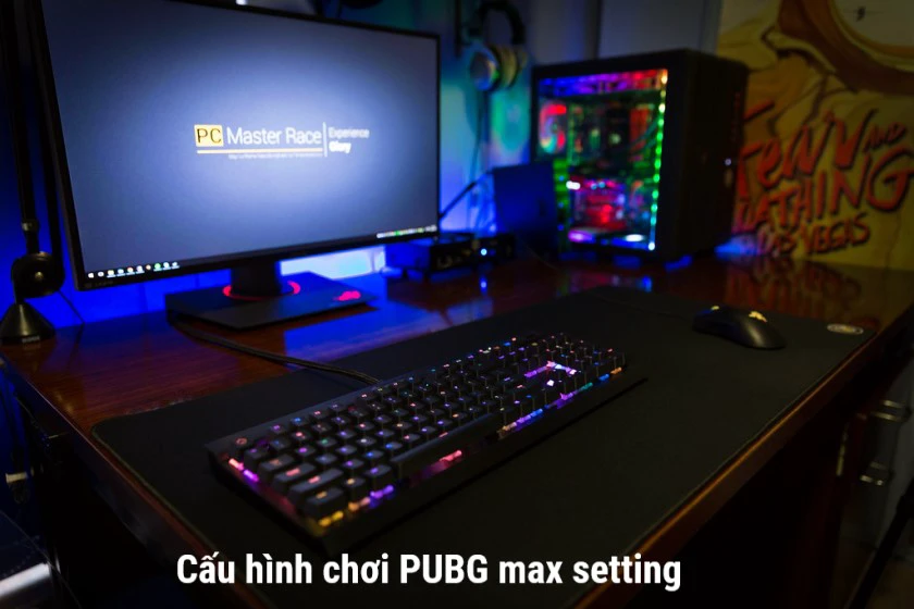 Cấu h&igrave;nh chơi PUBG pc max setting