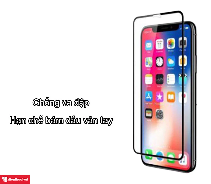 miếng d&aacute;n chống va đập iPhone 11 full m&agrave;n h&igrave;nh 4D/5D