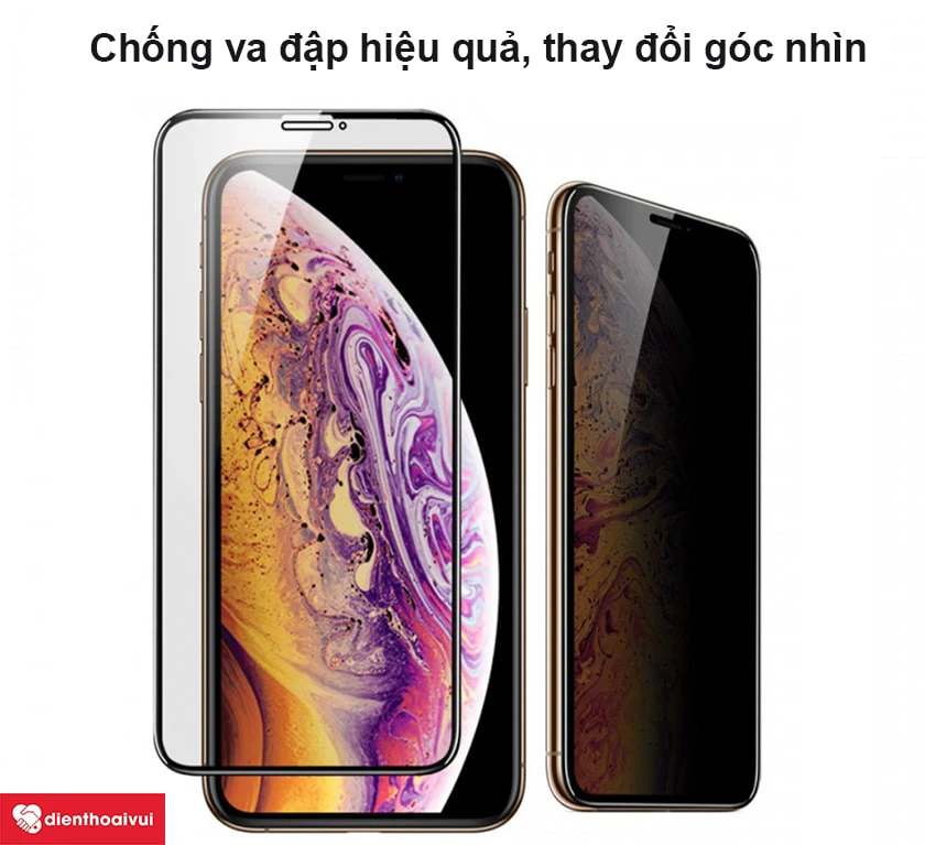 Miếng d&aacute;n chống va đập Mocoll iPhone XS full