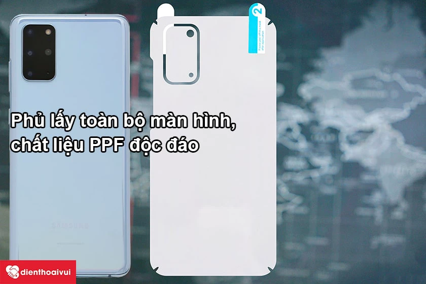 Miếng d&aacute;n PPF Samsung Galaxy S20 Plus full cao cấp mặt trước