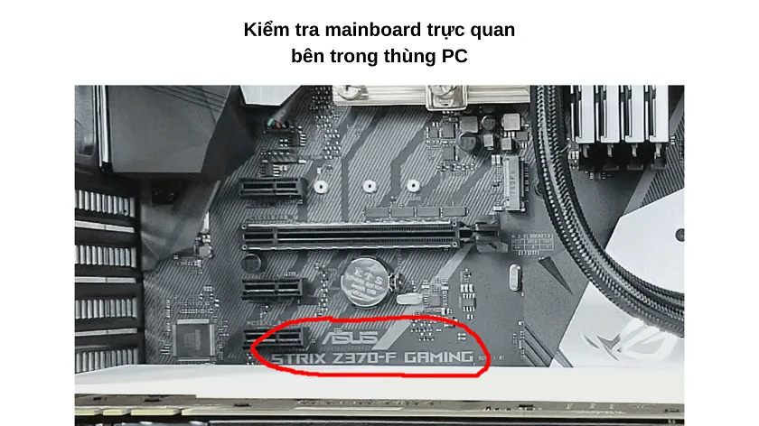 Kiểm tra tr&ecirc;n Main xem c&oacute; dấu hiệu main bị hỏng hay kh&ocirc;ng?